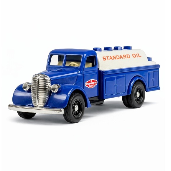 VintageLledo Days Gone Standard Oil Tanker Truck Blue Diecast Made in England